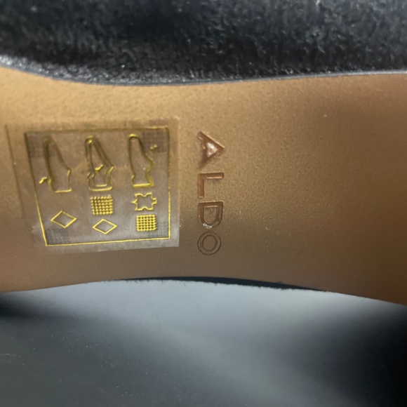 ALDO Black Suede Stiletto Boots - Picture 2 of 10